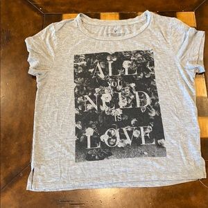 American Eagle Outfitters’ Gray Lyric Tee